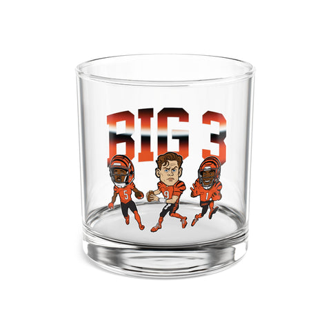 BIG 3 Rocks Glass, 10oz