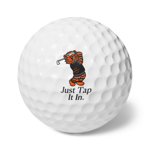 JUST TAP IT IN GOLF BALLS | 6 PCS