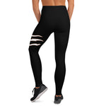 White Striped Leggings