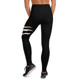 White Striped Leggings