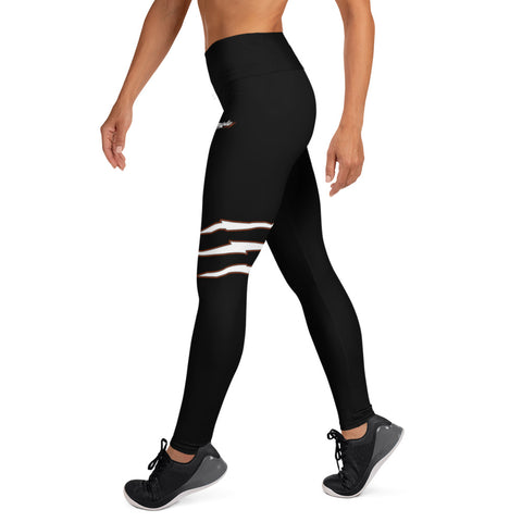 White Striped Leggings